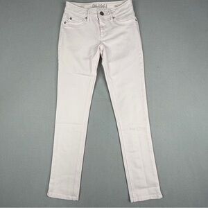 DL1961 Angel Mid Rise Skinny Ankle Jeans Pink Blush Size 24
